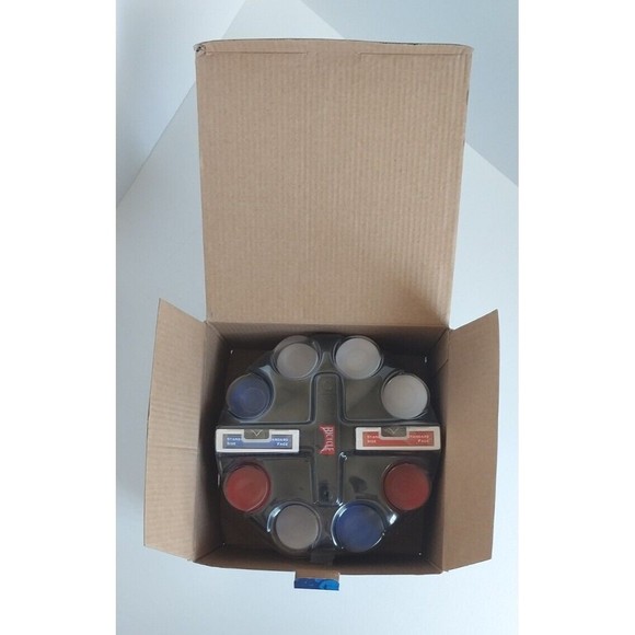 NIB Bicycle Revolving 200 Poker Chips Plus 2 Deck Premium Cards Rack Novelty - Picture 5 of 9